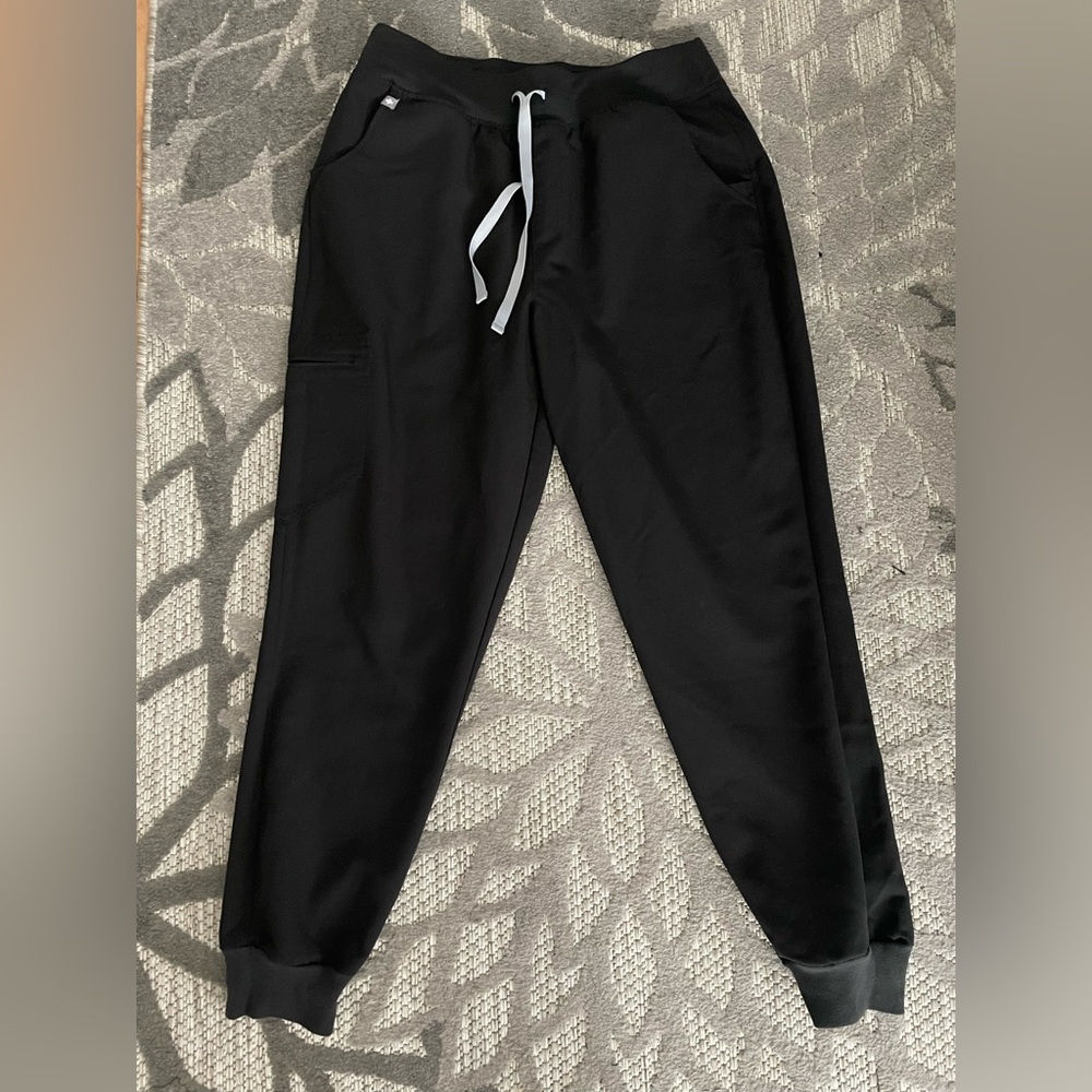 Figs Black Zamora Jogger Scrub Pants